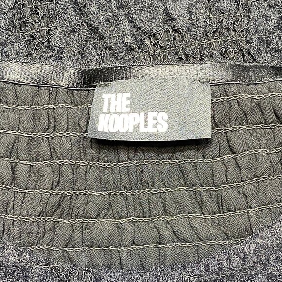 The Kooples Women’s Lace Ruffled Long-Sleeve Mini Dress – Black – Size 1/S - Picture 6 of 11